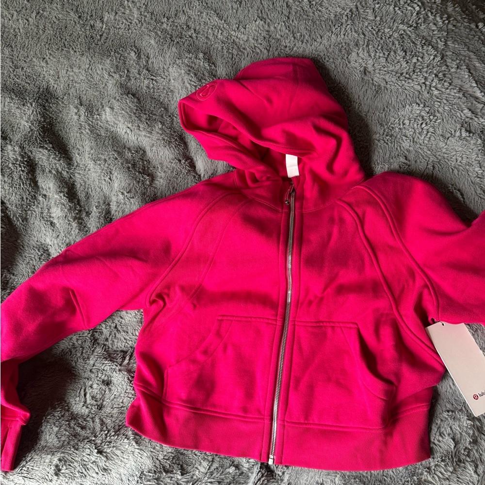 lululemon athletica Bright Pink Full-Zip Hoodie
